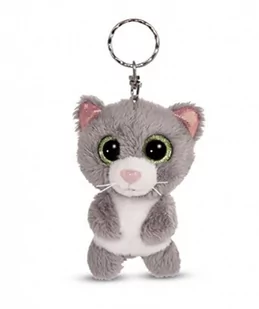 NICI Wieszak/brelok na klucze Glubschis kot grey Felinja 9 cm - Maskotki i pluszaki - miniaturka - grafika 1