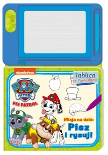 Psi Patrol. Tablica z pomysłami. Pisz i rysuj! - Książki edukacyjne Psi Patrol. Tablica z pomysłami. Pisz i rysuj! - Książki edukacyjne - miniaturka - grafika 1