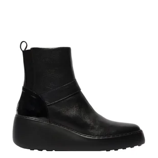 Botki Fly London DOXE 604 Black Dublin/Atlantis P601604000 - Botki damskie - miniaturka - grafika 1