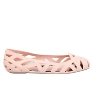 Baleriny - Baleriny meliski ażurowe Chassa Nude beżowy - Inna marka - miniaturka - grafika 1