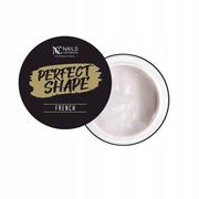 Utwardzacze do paznokci - NC Nails, Żel budujący Perfect Shape French, 15 g - miniaturka - grafika 1