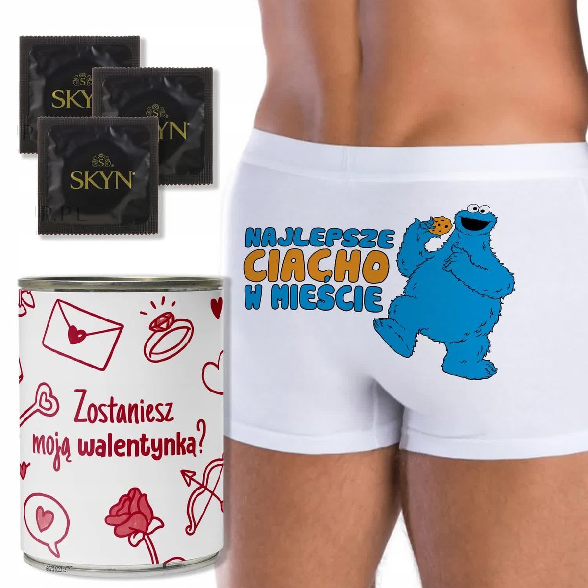 ZABAWNA PUSZKA BOKSERKI Prezent Na Walentynki NAJLEPSZE CIACHO XXL