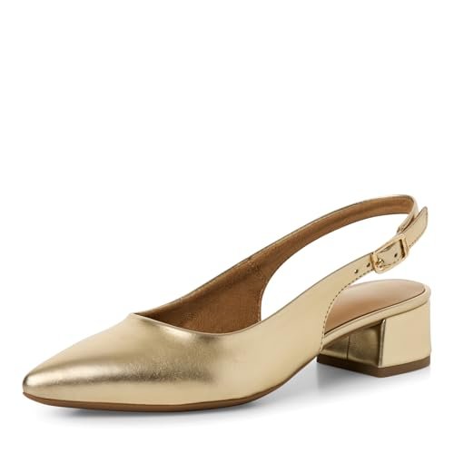 Tamaris Damskie czółenka 1-29505-44, Light Gold MET, 40 EU, Light Gold Met, 40 EU