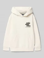 Swetry dla chłopców - Bluza z kapturem o kroju regular fit z mieszanki bawełny model ‘HUDSON’ - miniaturka - grafika 1