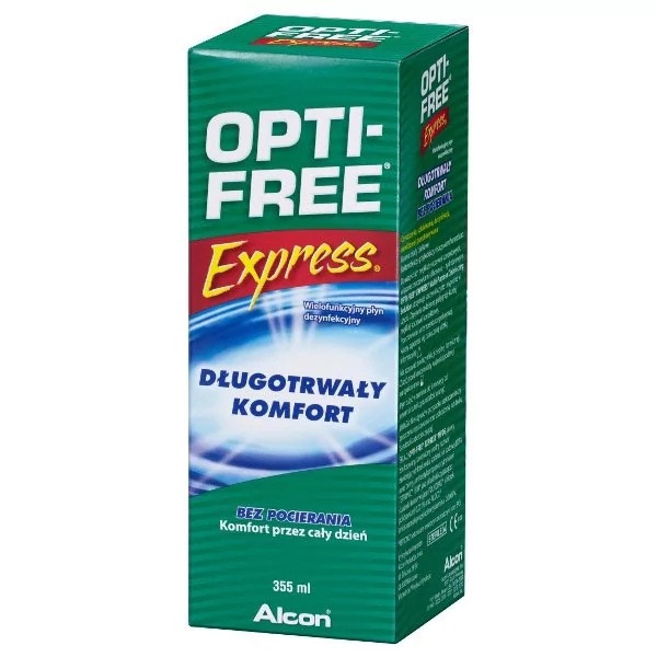 Opti-Free Express Wielofunkcyjny płyn dezynfekcyjny do soczewek, 355 ml