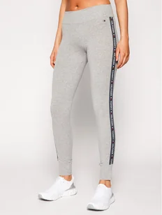 Tommy Hilfiger Legginsy UW0UW00563 Szary Slim Fit - Legginsy - miniaturka - grafika 1