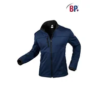 Kurtki męskie - BP 1696-571-110-XS męska kurtka softshell, stójka, zamek błyskawiczny z przodu, 255,00 g/m² 100% poliester, ciemnoniebieski, XS - miniaturka - grafika 1