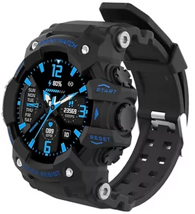 Hagen HC18 Czarno-niebieski - Smartwatch - miniaturka - grafika 1