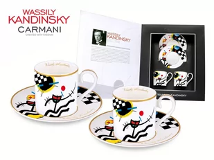 Kpl. 2 filiżanek espresso - Wassily Kandinsky. Contrasting sounds/1924r. - Kubki - miniaturka - grafika 1