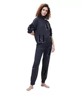 Spodnie damskie - KARL LAGERFELD Damskie spodnie dresowe Cashmere Kl Jogger unisex, ciemnoszary melanż, L - miniaturka - grafika 1
