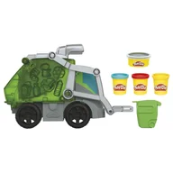Masy plastyczne - Play-Doh Ciastolina Śmieciarka Ciężarówka do Recyklinu + 4 Tuby F5173 - miniaturka - grafika 1