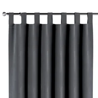 Zasłony - Dekoria Zasłona na szelkach 1 szt. grafitowy szary 1szt 130 × 260 cm Velvet 310-704-12 - miniaturka - grafika 1