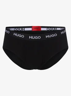 HUGO Slipy pakowane po 3 szt. Mężczyźni Bawełna czarny jednolity, S - Majtki męskie - miniaturka - grafika 1