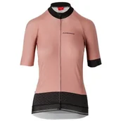 Koszulki rowerowe - Koszulka rowerowa KROSS Flow Lady 2.0 ( S) Różowo-czarny - miniaturka - grafika 1