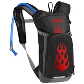 Plecaki - Plecak rowerowy dziecięcy Camelbak Mini M.U.L.E. czarny flames - miniaturka - grafika 1
