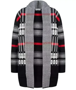 CIEPŁY Sweter Kardigan narzutka KRATA-L/XL - Swetry damskie - miniaturka - grafika 1