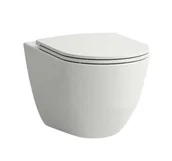 Miski WC - Laufen Pro - Wisząca miska WC Comfort, bez kołnierza, z LCC, biała H8219624000001 - miniaturka - grafika 1