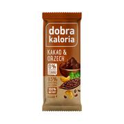 Batoniki - Dobra Kaloria Kubara/Ekoprodukt Baton owocowy Kakao&Orzech 35g - miniaturka - grafika 1
