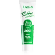 Kosmetyki do pielęgnacji twarzy męskie - DELIA SATINE Krem do depilacji ultradelikatny - miniaturka - grafika 1