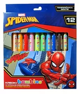 Przybory szkolne - Kredki Grube Bambino 12 Szt. Spider-Man + Temp. - miniaturka - grafika 1