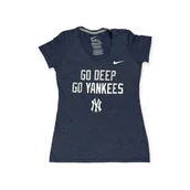 Bluzki damskie - T-shirt damski koszulka NIKE GO YANKESS S - Nike - miniaturka - grafika 1
