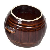 Inne naczynia kuchenne - Beczka mała 1 l brązowa - miniaturka - grafika 1
