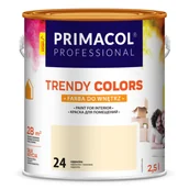 Farby wewnętrzne - Primacol Farba Trendy Colors cappucino (24) 2,5 l PROFESSIONAL - miniaturka - grafika 1