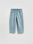 Spodnie i spodenki dla chłopców - Reserved - Jeansy baggy - niebieski - miniaturka - grafika 1