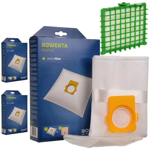 12x WORKI do ROWENTA SILENCE FORCE + filtr HEPA