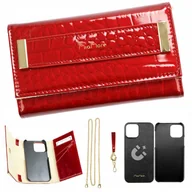 Etui i futerały do telefonów - Case Etui Na Telefon Iphone 11 Kopertówka Magnetyczne MiaMore czerwone - miniaturka - grafika 1