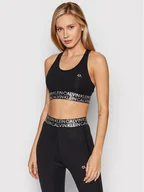 Bielizna sportowa damska - Calvin Klein Performance Biustonosz sportowy Low Support Sports 00GWF1K134 Czarny - miniaturka - grafika 1