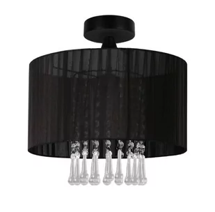 Lampex Plafon Wenecja, czarny, 40x36 cm - Lampy sufitowe - miniaturka - grafika 1