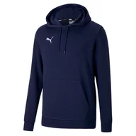 Bluzy męskie - PUMA Bluza męska teamGOAL 23 Causals Hoody z długim rękawem, rozmiar:L, kolor:Niebieski (Peacoat) - miniaturka - grafika 1