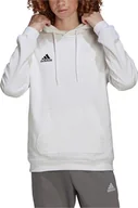Bluzy męskie - Adidas adidas Entrada 22 Sweat Hoodie HG6302 białe 3XL - miniaturka - grafika 1