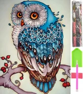 Zabawki kreatywne - HAFT DIAMENTOWY DUŻY 5D Zestaw Obraz MOZAIKA D18 - miniaturka - grafika 1