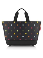 Torebki damskie - Reisenthel Shopper bag w kolorze czarnym ze wzorem - 48 x 28 x 33 cm - miniaturka - grafika 1