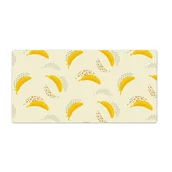Podkładki na biurko - Ochronna podkładka Banany Kropki Łaty 120x60 cm - miniaturka - grafika 1