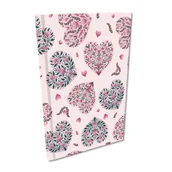 Notesy i bloczki - Notes A5 w kratkę Soft Touch Serca - miniaturka - grafika 1