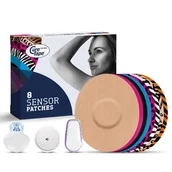 Glukometry i akcesoria dla diabetyków - Plastry ochronne na sensor CGM do monitorowania glikemii CureTape Sensor Patches MIX, 8 szt. - miniaturka - grafika 1