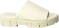 Klapki i japonki damskie - Klapki Tamaris 1-27252-20 104 OFFWhite UNI Białe Skórzane - TAMARIS - miniaturka - grafika 1