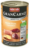 Mokra karma dla psów - Animonda Gran Carno Sensitiv Indyk + ziemniaki 400g 12316 - miniaturka - grafika 1