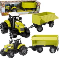 Samochody i pojazdy dla dzieci - Ciągnik Traktor MASZYNA ROLNICZA Przyczepa - miniaturka - grafika 1