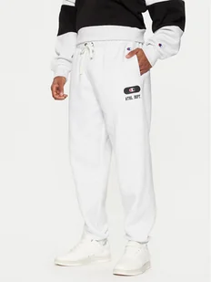 Champion Spodnie dresowe 220434 Szary Loose Fit - Spodnie sportowe męskie - miniaturka - grafika 1
