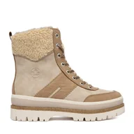 Botki damskie - Trzewiki Rieker CEO-Y6230-62 Beżowy - miniaturka - grafika 1