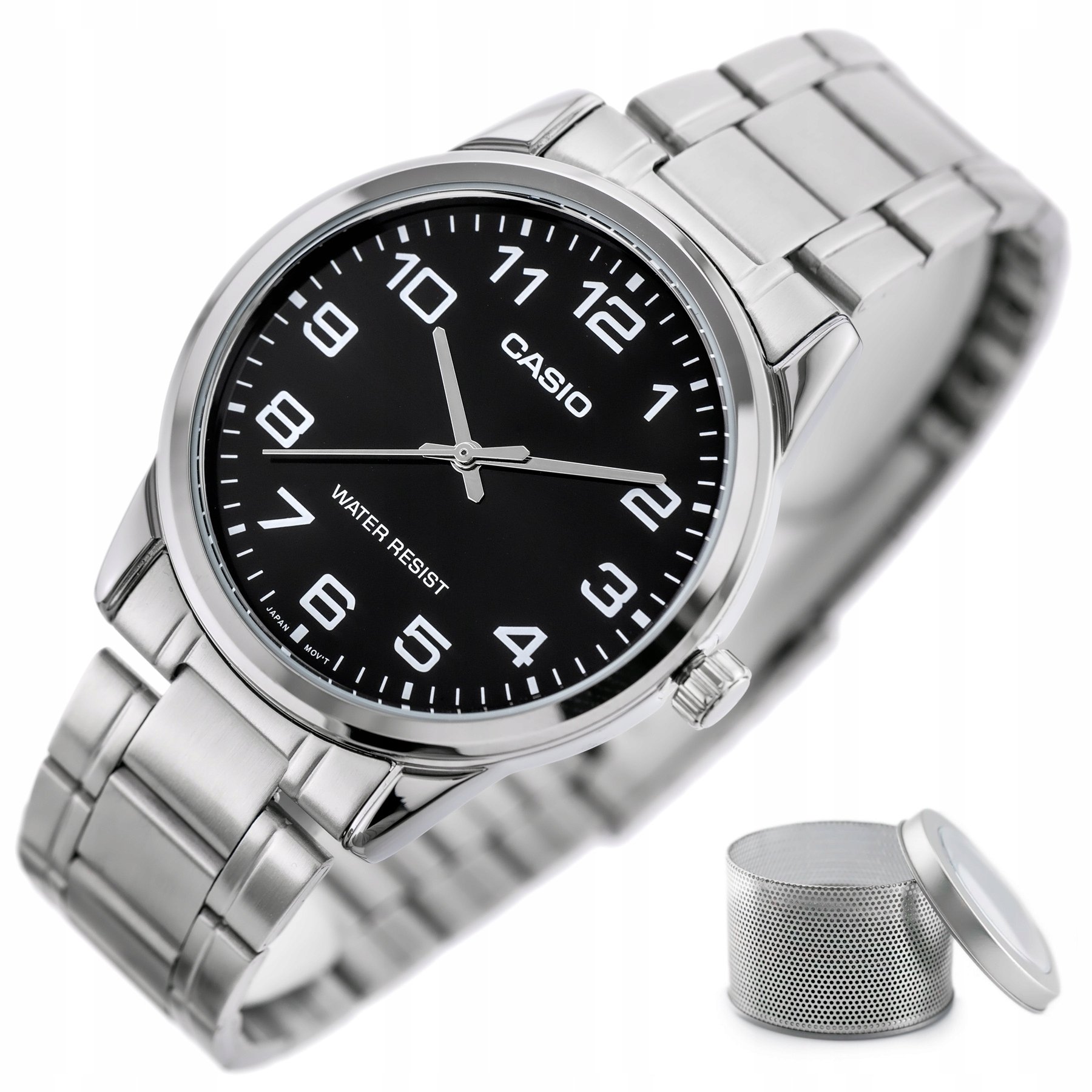 Klasyczny Zegarek Męski Casio MTP-V001D-1B Pudełko