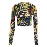 Koszulki i topy damskie - Damska Koszulka z długim rękawem ADIDAS FARM LONGSLEEVE JL8650 – Wielokolorowy - miniaturka - grafika 1