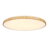 Lampy sufitowe - Plafon sufitowy do salonu Tens 16-33949 Candellux LED 48W 3000-6000K drewniany - miniaturka - grafika 1