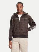 Bluzy męskie - Guess Bluza Z5BQ13 K2042 Brązowy Relaxed Fit - miniaturka - grafika 1