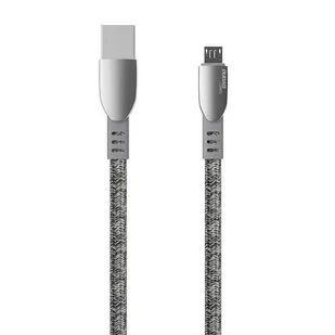 Dudao kabel pleciony USB - micro USB 5 A 1 m szary (L3PROM gray) - Kable USB - miniaturka - grafika 2