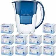 Dzbanki filtrujące - Dzbanek filtrujący Aquaphor Amethyst 2,8 l + 10 wkładów, niebieski - miniaturka - grafika 1